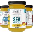 Healistix Mango Sea Moss Gel [16 Oz] - Exquisitely Crafted from Seamoss Wildcrafted in The Pristine Waters of St Lucia, A Natural Delight