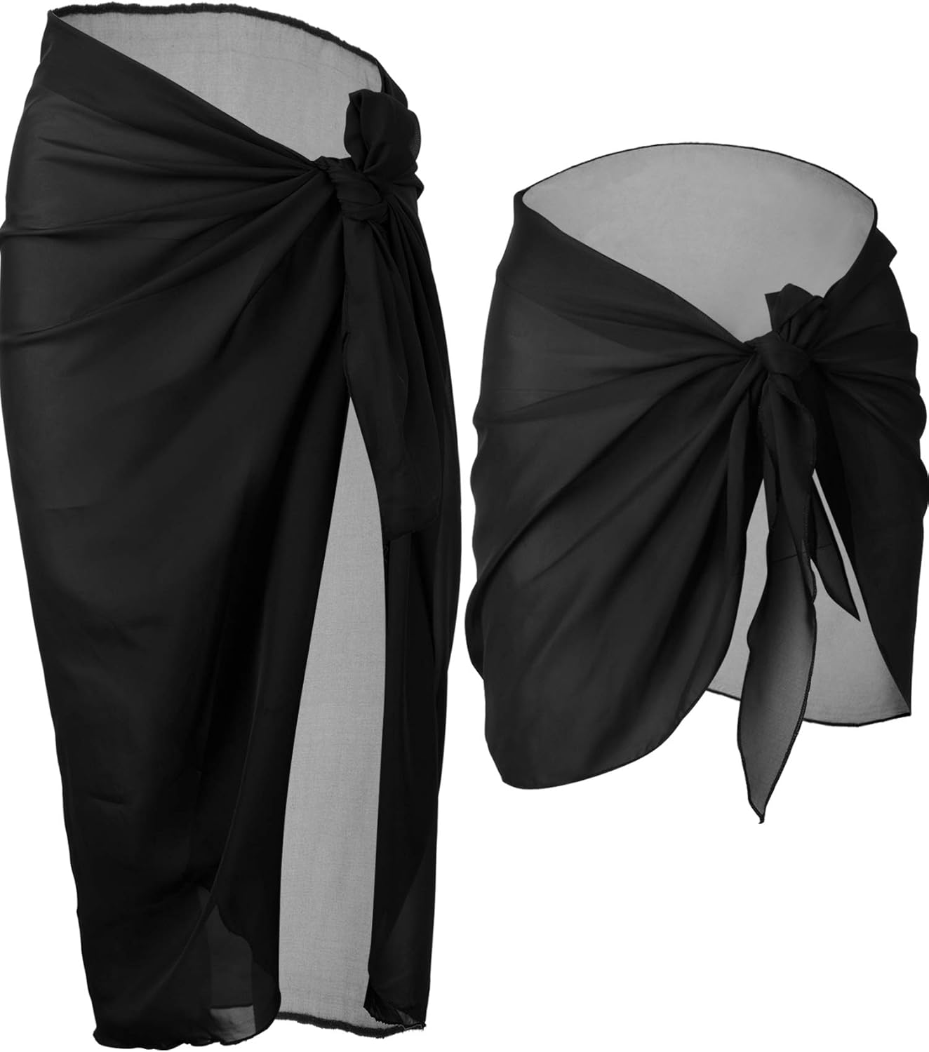 Black sarong cover up Clearance