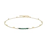 PERNNLA PEARL Dainty Gold Choker Necklace for Women