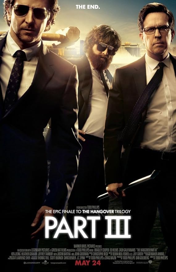THE HANGOVER PART III MOVIE POSTER 2 Sided