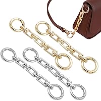 4 Piece Purse Strap Extender Set - 4.5 Inch Bag Chain Extenders For Handbags