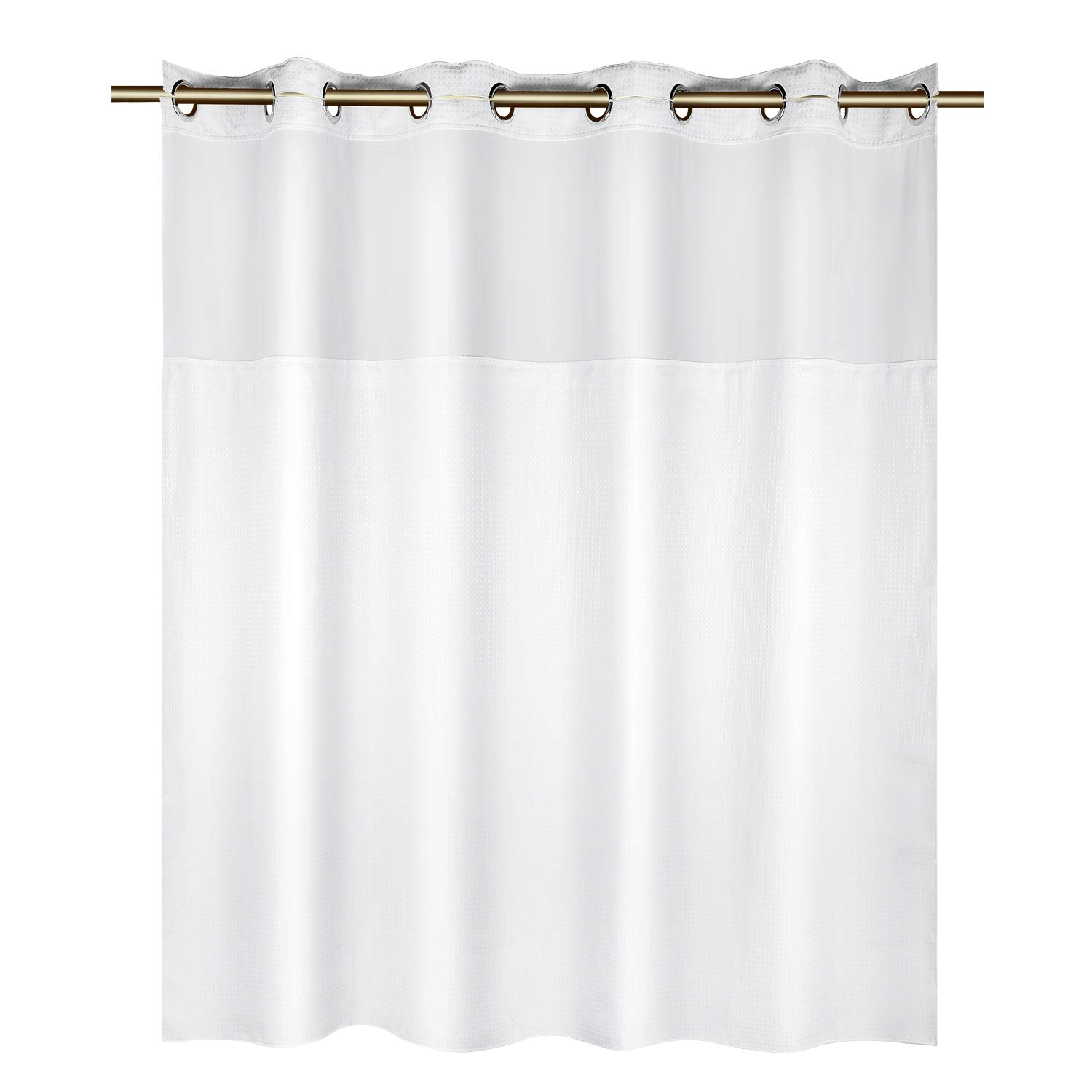 Hookless Shower Curtain With Removed Fabric Inner Liner 70 8 X 74