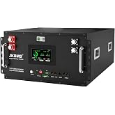 JKBMS JKLU015D 6U 16S 51.2V LiFePO4 DIY Rack Battery Box, 280-314Ah | 6U Rack Enclosure, Fits 16&times;3.2V 280/304/314Ah Cells, Galvanized Steel, CAN/RS485 Mounting Positions, No Cells or BMS