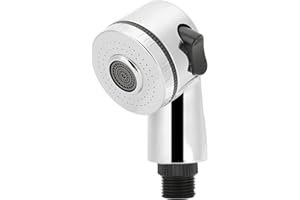 Nanddi Sprayer Head for Shampoo Bowl Side Control Button Sprayer Head for Pedicure Chair Spa, Sink Replacement Sprayer Head Part with Stainless Steel Filter Nozzle for Salon Hairdressers Barber Shop