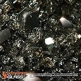 Starfire Glass 10-Pound Fire Glass with Fireplace Glass and Fire Pit Glass, 1/2-Inch,Bronze (Reflective Supreme)