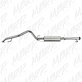 MBRP S5310AL Aluminized No tip Off-Road Tail Single