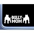 EZ-STIK Bully Mom L237 Dog 8 inch Pit Bull Sticker Decal