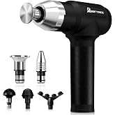 Deep Tissue Massage Gun for Athlete with Metal Head,Relieve Sore Muscle-R20 | 12 Hrs Battery Life,90W High-Powered Brushless Motor, 60lbs Stall Force,Muscle Pain Relief,for Professional Therapist Use