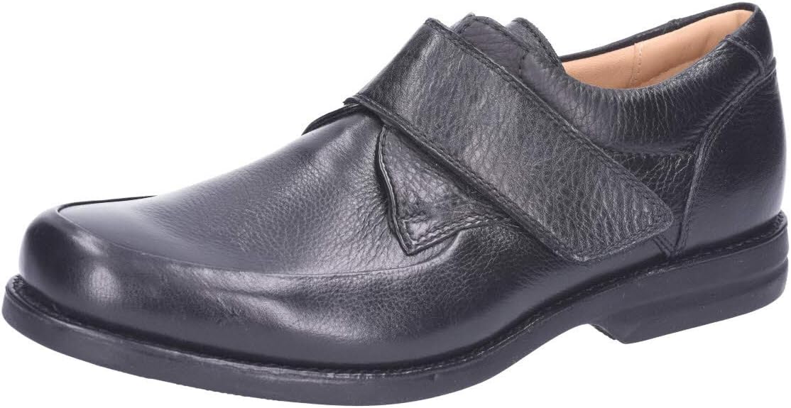 Mens Tapajos Leather Velcro Casual Shoes 11 UK Black