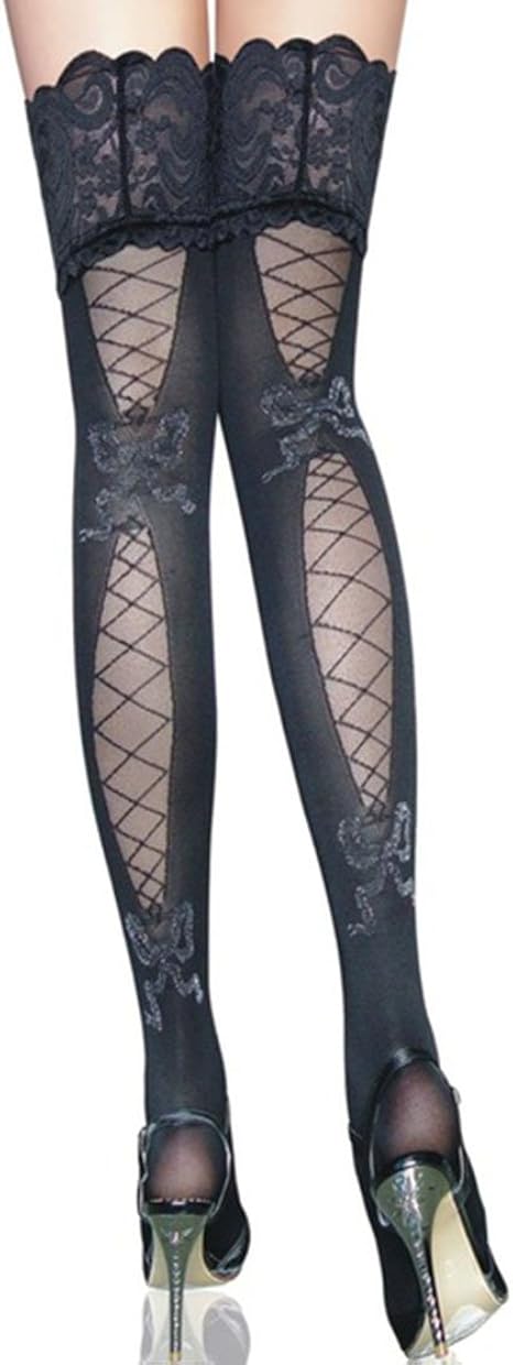 thigh high thick heels