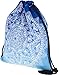 Ababalaya 3D Print Drawstring Backpack Rucksack Shoulder Bags Gym Bag, Blue Mandala