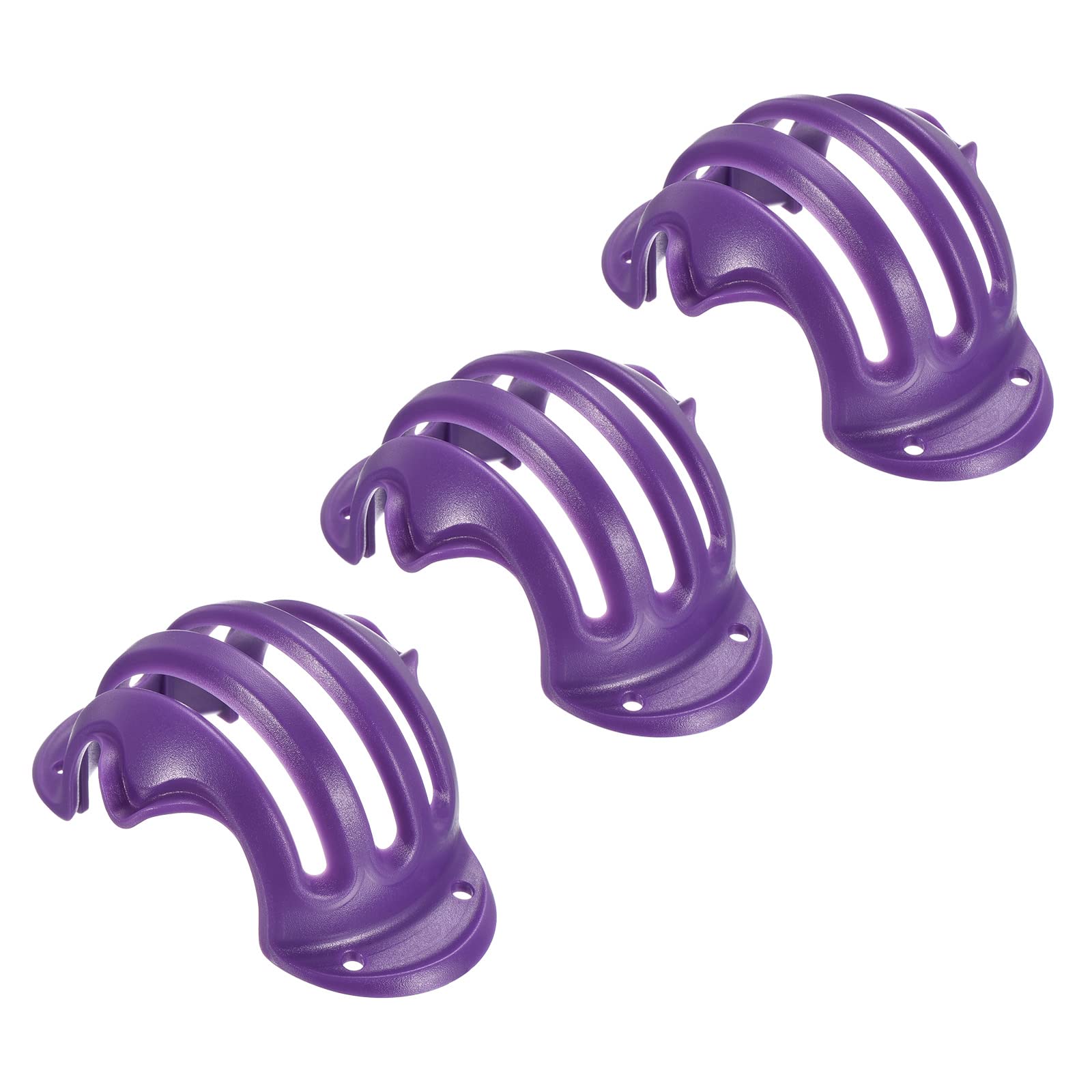 PATIKIL Golf Ball Liner, 3 Pack Line Marking Drawing Stencils Marker Alignment Tool for Golf Sport, Purple
