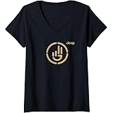 Women's Jeep Wave | Officially Licensed Jeep V-Neck T-Shirt