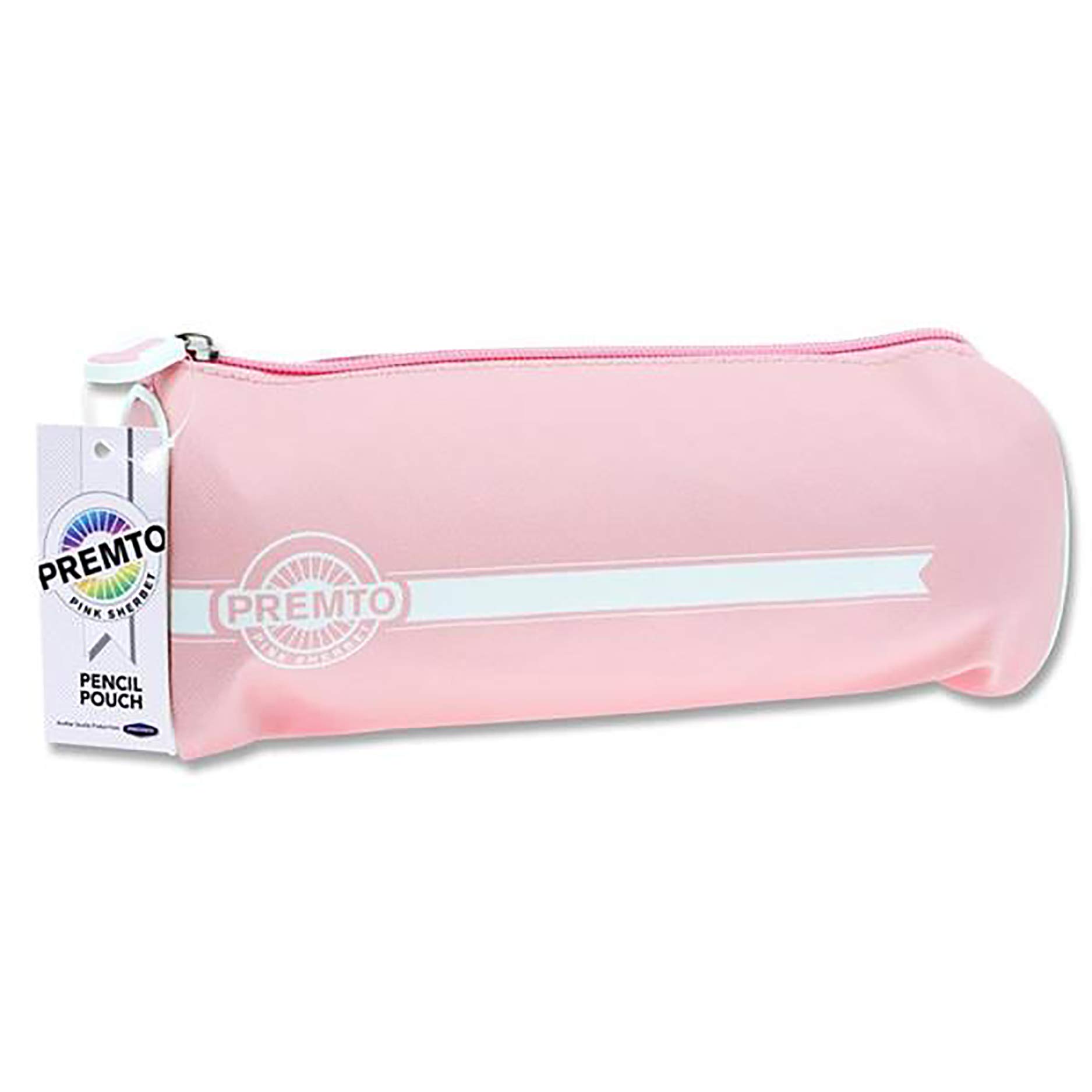 Premier Stationery Premto Pastel Rectangular Pencil Pouch - Pink Sherbet