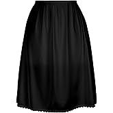 Valair Classic Short and Long Half Slip Skirt for Ladies and Girls - Slight Flair - Anti Static - Ranges 14" Till 34"