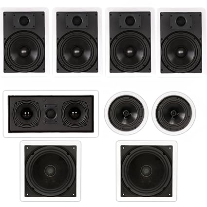 Amazon Com Theater Solutions Tscst87 In Wall And In Ceiling