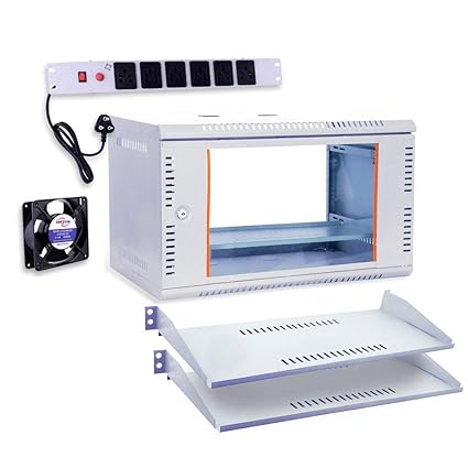 Buy Server Rack 6U CCTV/DVR/NVR Cabinet Box/DVR Rack Wall Mount with ...