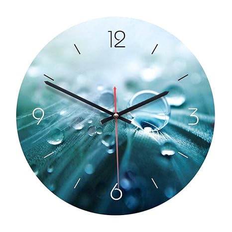 Buy Vorcool 1pc Vintage Acrylic Wall Clock European Style