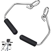 WHMYZHL Open Ended Chrome Grip Handles for Total Gym Home Workout Machines | Compatible with 2000, 2200, 2500, 3000, 3000XL, XL, XLS - for Supra, Electra, FIT Gym Accessories Handles
