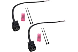 ALLMOST 2PCS Compatible with Honda Pioneer 1000 fuel injector wire pigtail connector repair kit. SXS1000