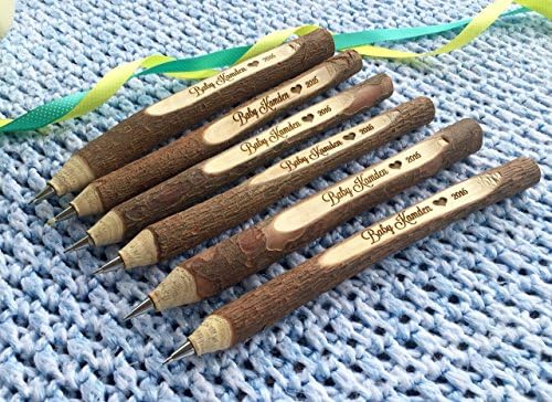 Baby Shower Favor , Twig Pen , Personalized