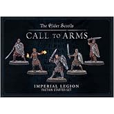 Modiphius Elder Scrolls Call to Arms - Imperial Legion Faction Starter | Miniature Set with Hadvar, Imperial Mage &amp; 3 Swordsmen. Suitable for Call to Arms Core Rules. Plastic Tabletop Figures
