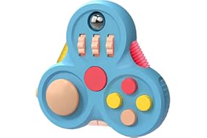 Yrissmiss Fidget Toys for Adults,1PCS Fidget Pad Easter Basket Stuffers for Boys Girls,Sensory Toys Stress Relief Cube Clicker Controller,ADHD Autism Fidget Spinner for Office Desk Travel Games