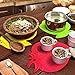 5-in-1 Silicone Trivet, Rubber Grip, Jar Opener, Pot Holder, Hot Pads, Hot Pan Coaster, Spoon Holder Rest. Easy-Use, Flexible & Grippy. Protect Hands & Tabletop. 3 Set, XL 7”