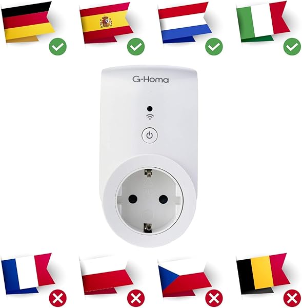 EMOS G Homa Smart WiFi   Enchufe con Temporizador y Cuenta atrs App para AndroidiOS Schuko