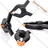 Juibao 20-Piece Nylon Spring Clamps Set 2in 3in Heavy Duty Grip Clips view 3