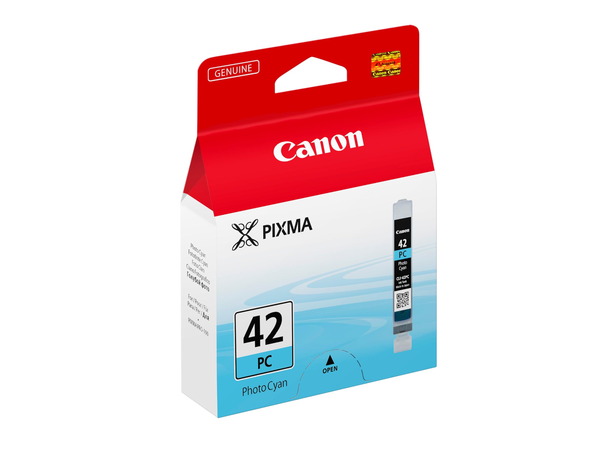 Canon CLI-42P C - 6388B001 - 1 x Based Photo Cyan - Ink tank - For PIXMA PRO100,PRO100S, PIXUS PRO100