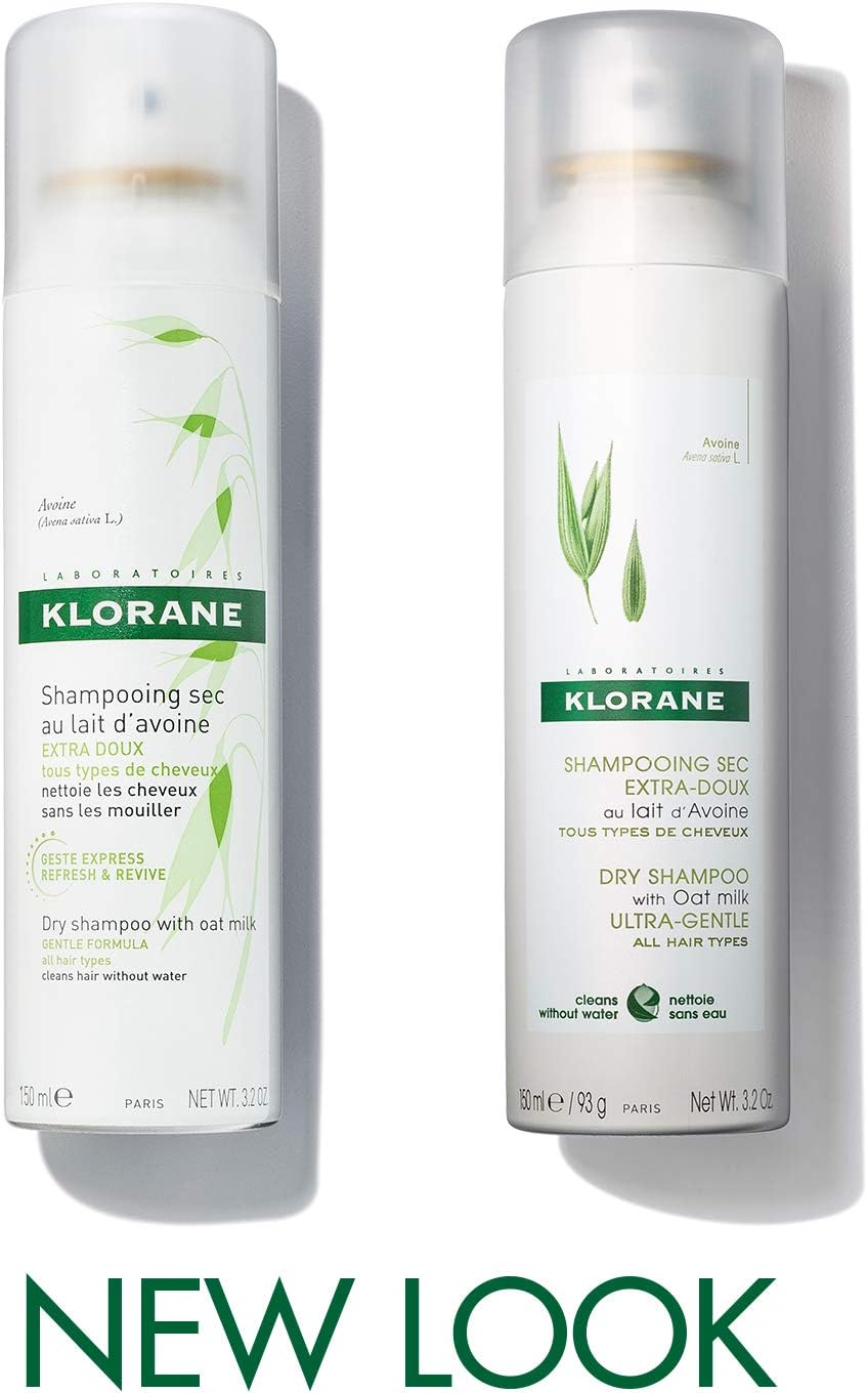 Klorane Gentle Dry Shampoo with Oat Milk Powder Spray 150ml - All hair types, 93 g (Pack of 1) - Image 4