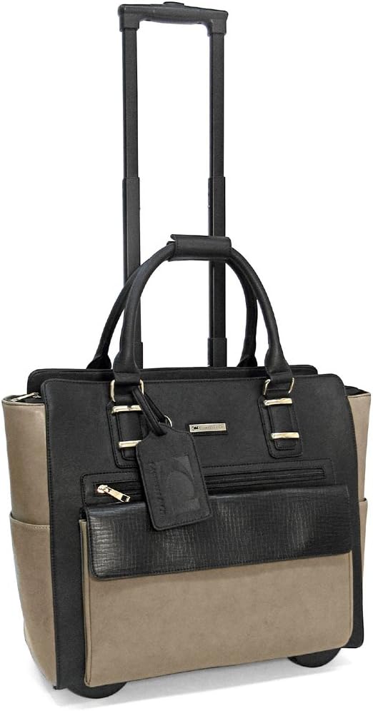 Cabrelli Gwenyth Gold Rollerbrief - Black/Taupe