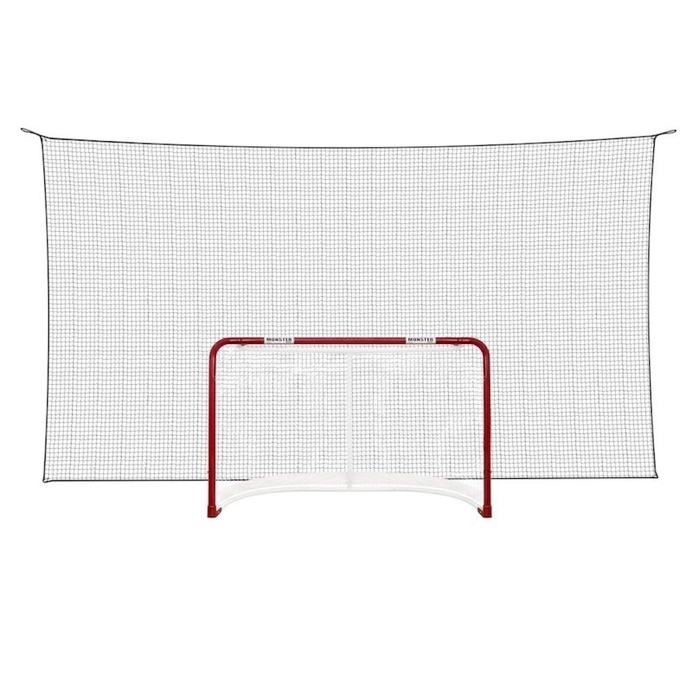diy hockey net backstop