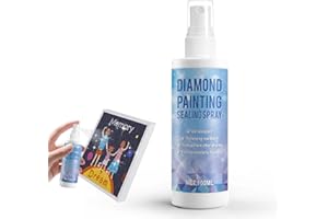 JAOJAO Diamond Painting Sealer, Diamond Art Sealer Spray Quick-Drying Long-Lasting Protection Painting Accessories and Tools for DIY Diamond-Attached Painting Supplies,100ml