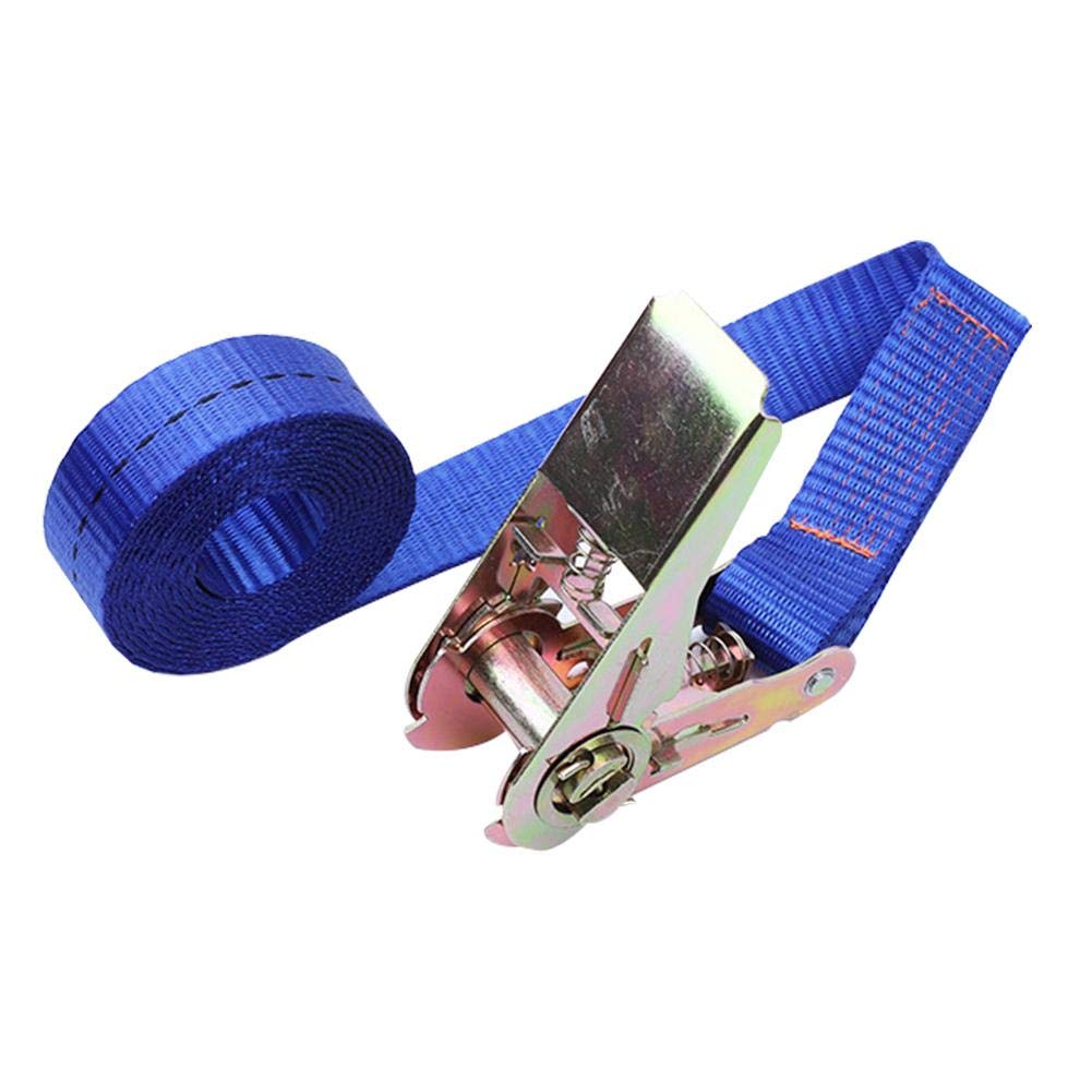 Sangle De Serrage Moto Avec Cliquet | Fixation Roue Arrière - Nylon Orange
