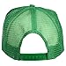 Two Tone Trucker Cap in Green and White Hat