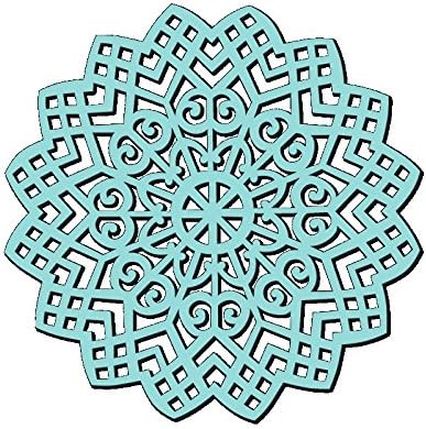 Sweet DixieSDST0023 Lattice Swirl Stencil, 6 x 6-Inch