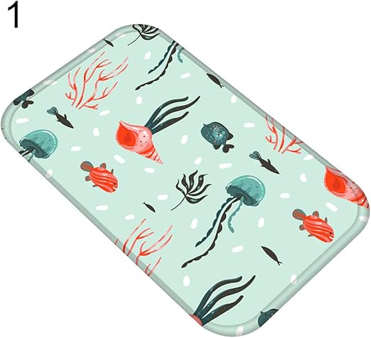 Amazon Com Dyllutrwhe Floor Bath Mat Fresh Starfish Mermaid