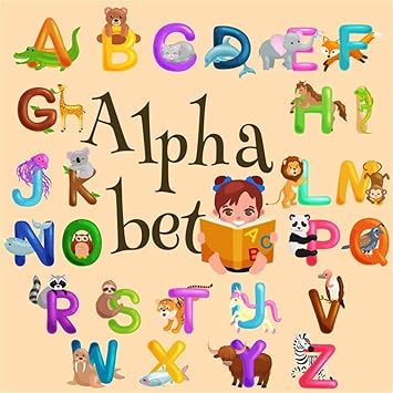 Amazon Com Csfoto 6 5x6 5ft Alphabet Photography Background
