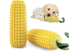 OHKEIYOY Dog Chew Toys, Dog Toys for Aggressive Chewers Small Medium Large Breed, Interactive Corn Toys Puppy Toothbrush, Tou