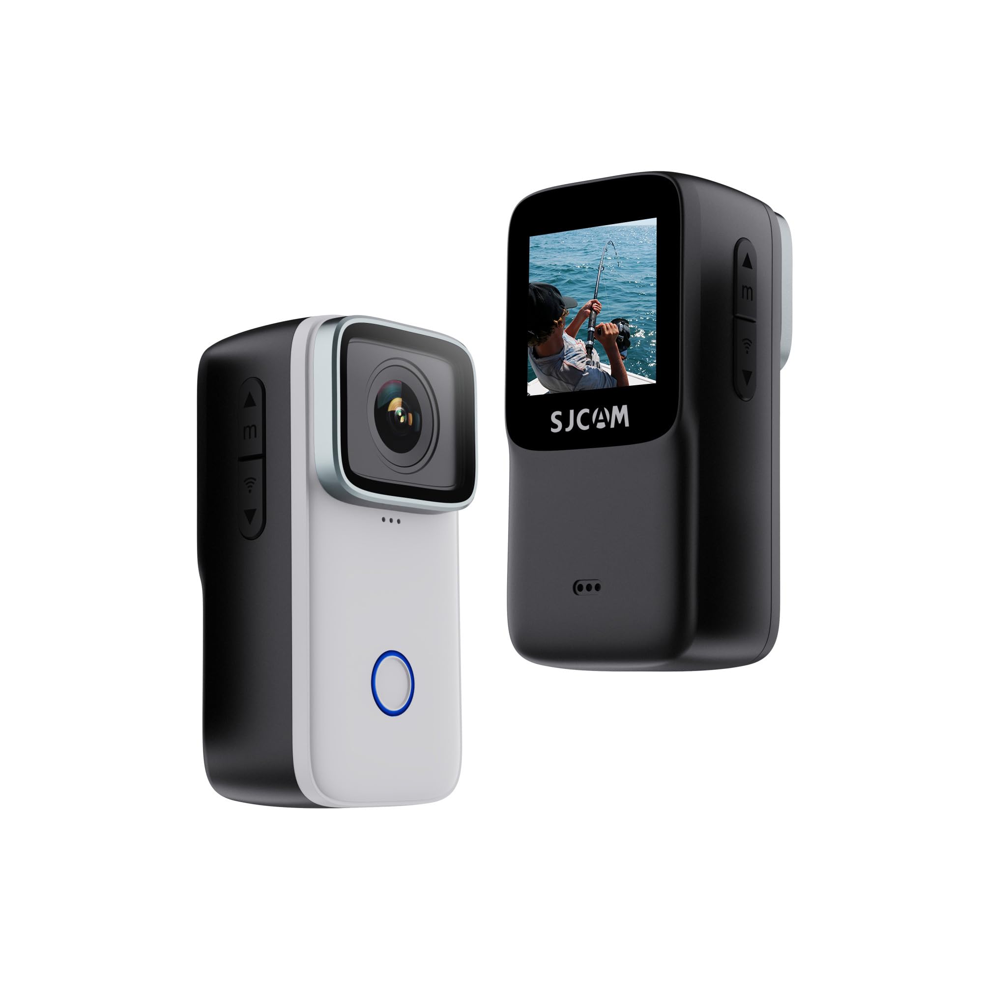 Photo 1 of SJCAM C200 Small Action Camera 4KHD Handheld Portable Lightweight 40M Underwater Waterproof Camera with Stabilization, 154° FOV Zoom Lens, Action Cam for Helmet, Bicycle, Vlogging