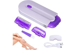 OJJ 1 Set-Silky Smooth Hair Eraser Laser,Silky Smooth Hair Eraser, Painless Hair Removal Tool, Women Laser Rechargeable Epilator Remover, Smooth Touch Hair Removal Razor Sensor
