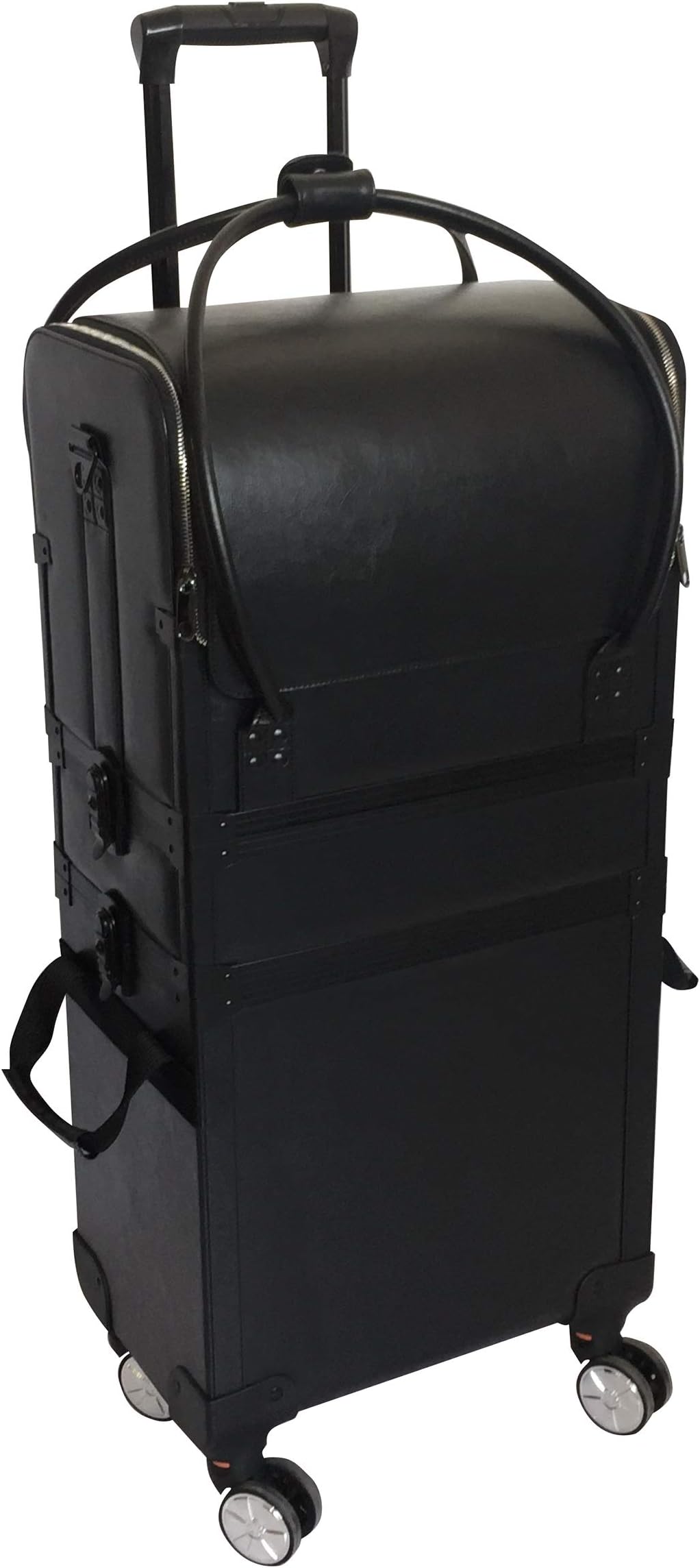 Comair Duo 7001231 Tool Box on Wheels with Removable Bag Aluminium Black