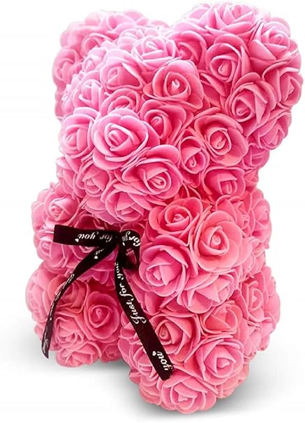rose bear real roses