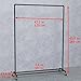 MBQQ Industrial Pipe Clothing Racks on Wheels,Heavy Duty Garment Racks Commercial Grade,Vintage Rolling Ballet Rack Clothes Display Rack Retail Display