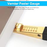 AOROPS Door Gap Measuring Tool 1-15mm Vernier Feeler Gauge 0.5mm 0.2mm view 4