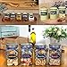 Cedar Markers Chalkboard Labels. Pack of 124 Reusable Stickers in 24 Different Designs and a Bonus White Chalk Marker. Premium Labels for Glass Jars, Food Containers, Kitchen and Pantry Organizing.