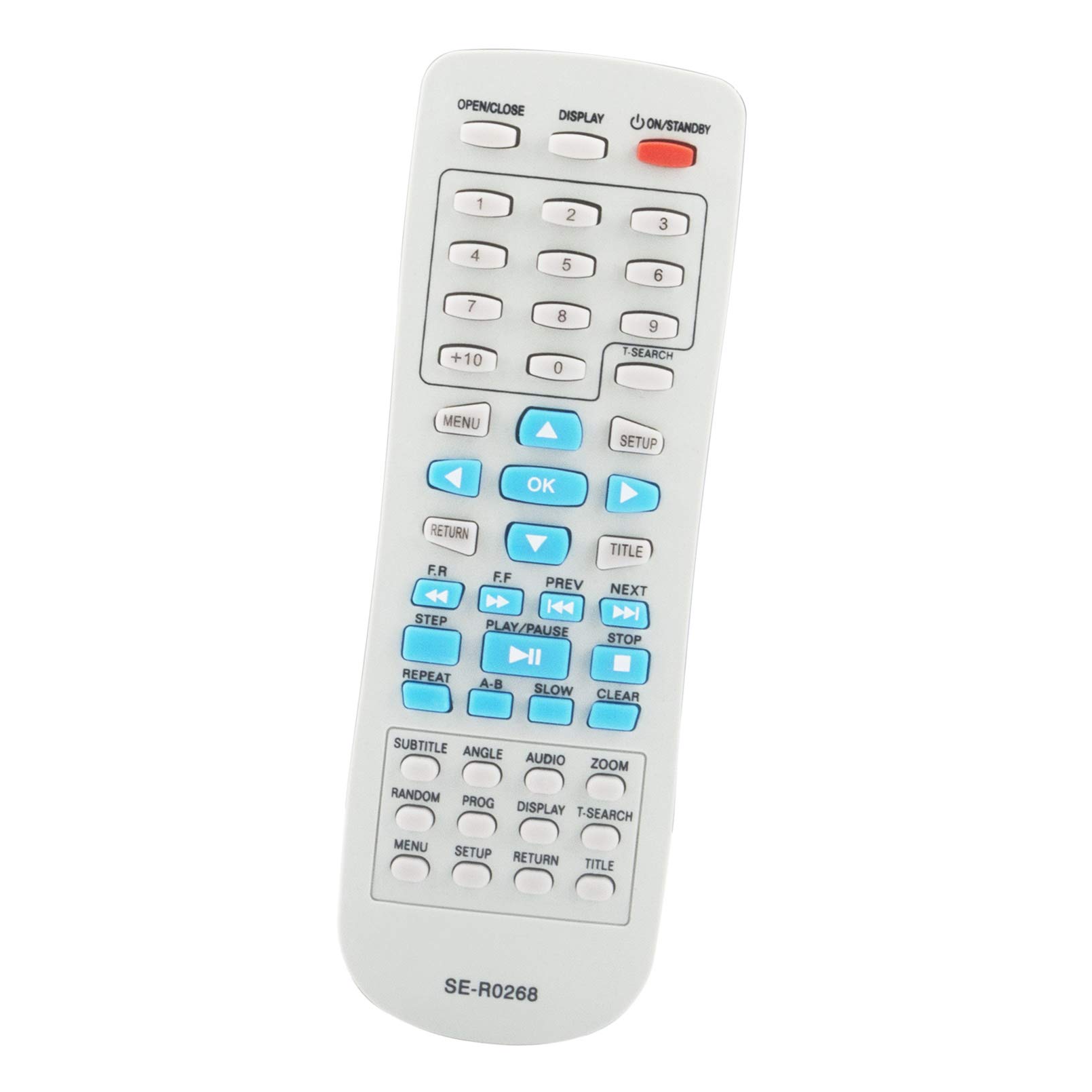 ALLIMITY SE-R0268 Remote Control Replace fit for Toshiba DVD Video Player KE SD-1010 SD-270EKE3 SD-271EKF2 SD-185 SD-280 SD-271 SD-269 SD-170EKE2 SE-R 268 SD-269EKE SD-270 SD-270 EKE SD-270EKB2