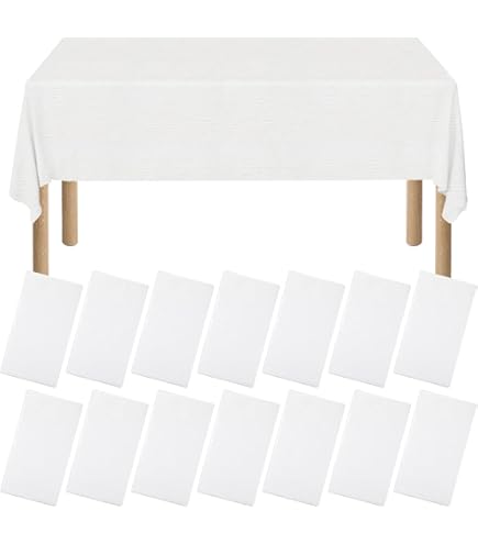 Amazon.com: Daily Chef, 3-Ply Tissue Paper Table Covers, White